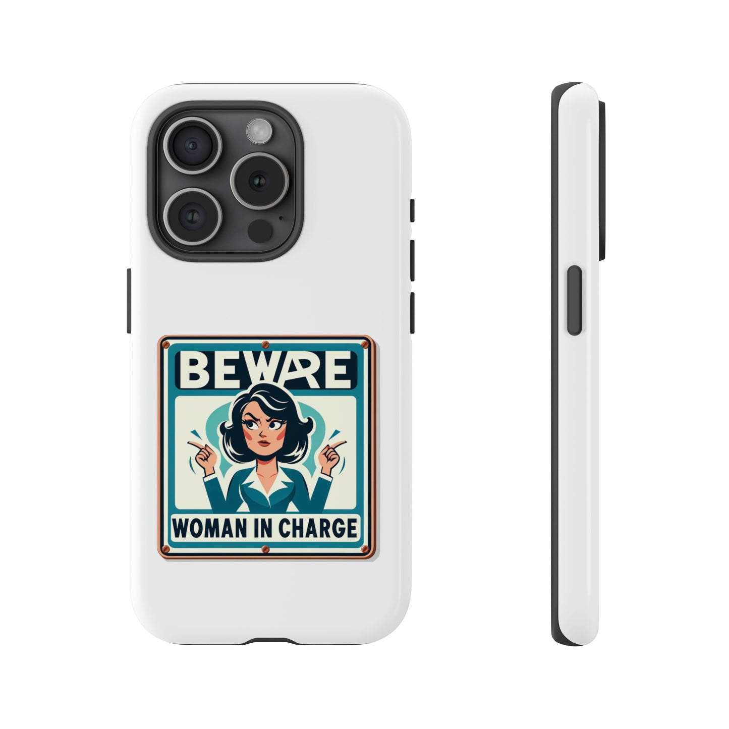 Woman In Charge (Retro 70s - White) - Tough Cases