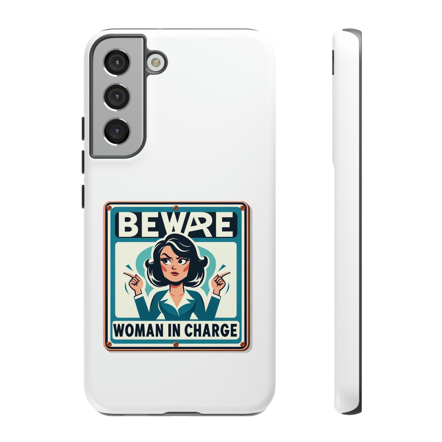 Woman In Charge (Retro 70s - White) - Tough Cases