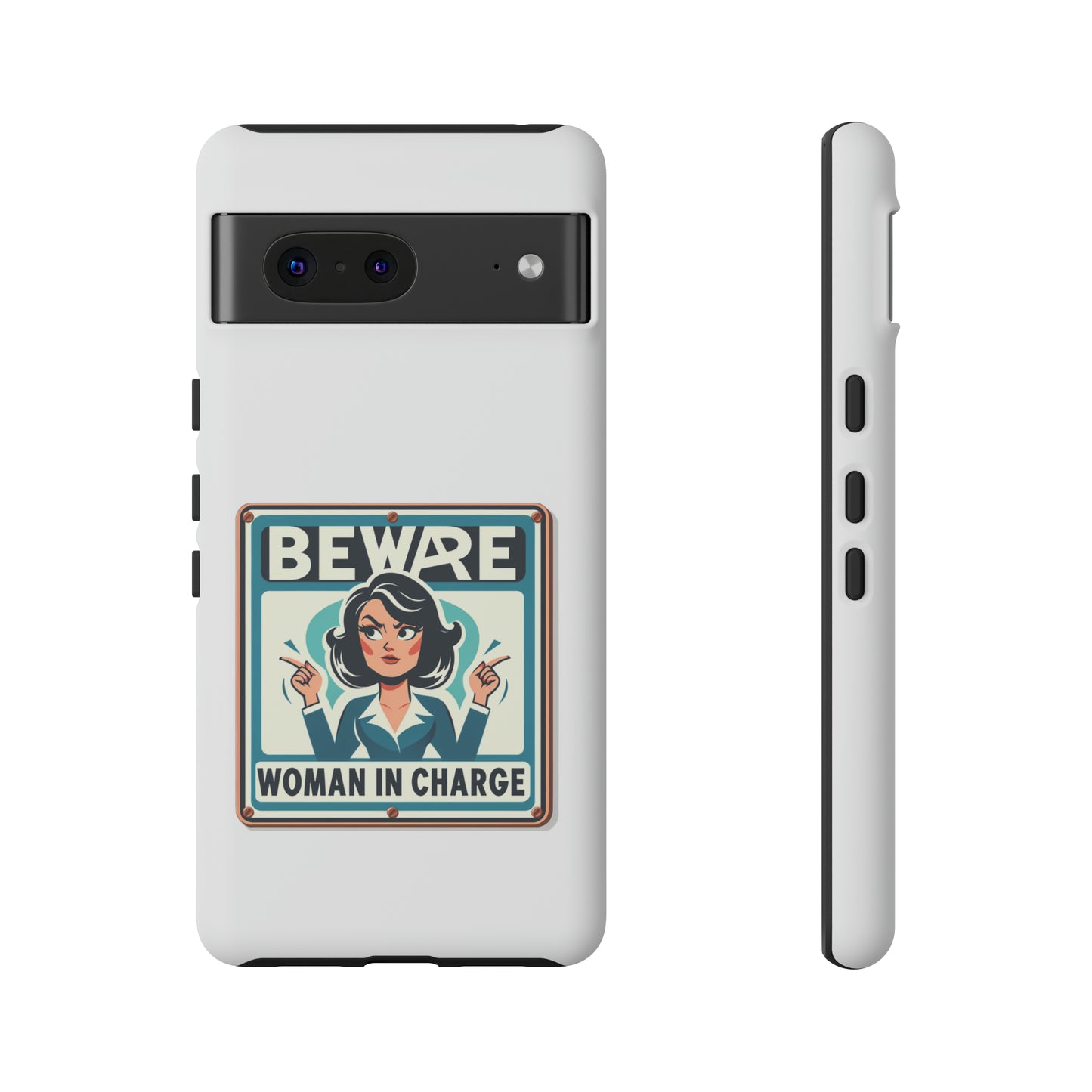 Woman In Charge (Retro 70s - White) - Tough Cases
