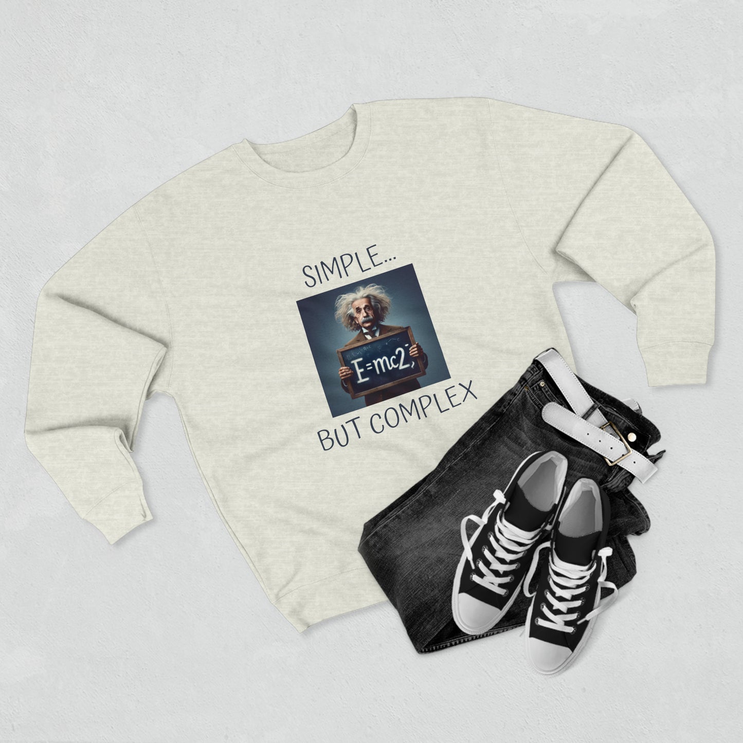 Simple And Complex At The Same Time - Unisex Crewneck Sweatshirt