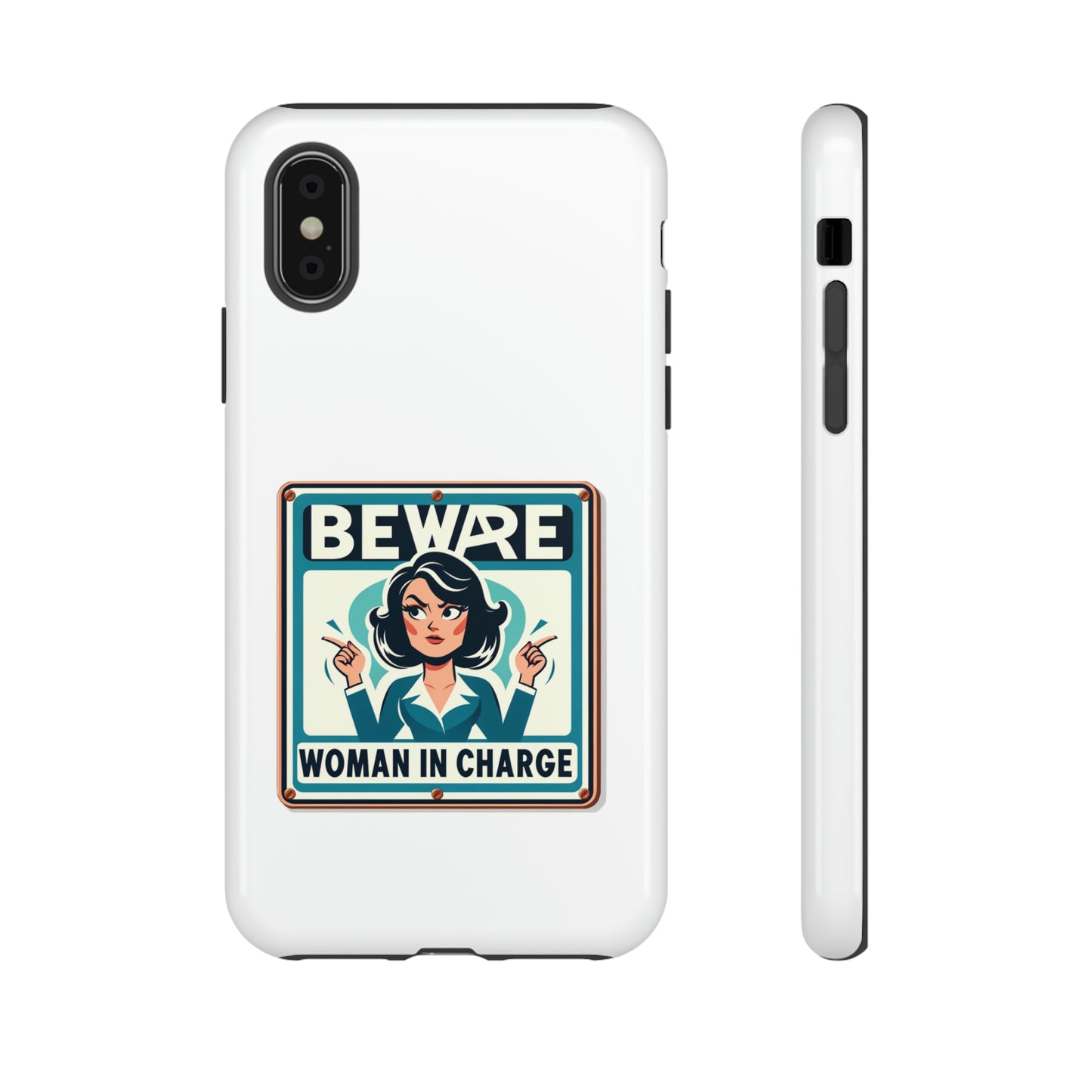 Woman In Charge (Retro 70s - White) - Tough Cases