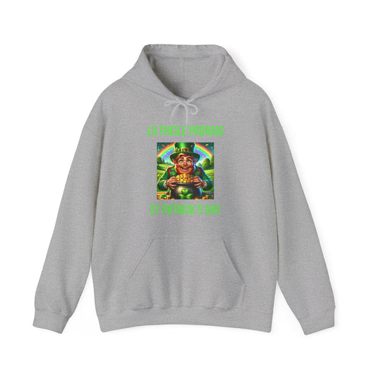 Lá fhéile Pádraig/St Patrick's Day - Unisex Heavy Blend™ Hooded Sweatshirt