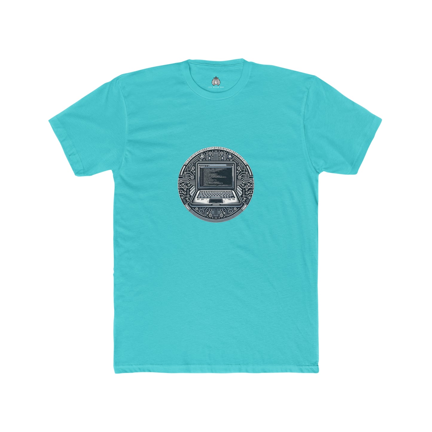 Coding Laptop Emblem - Men T-Shirt