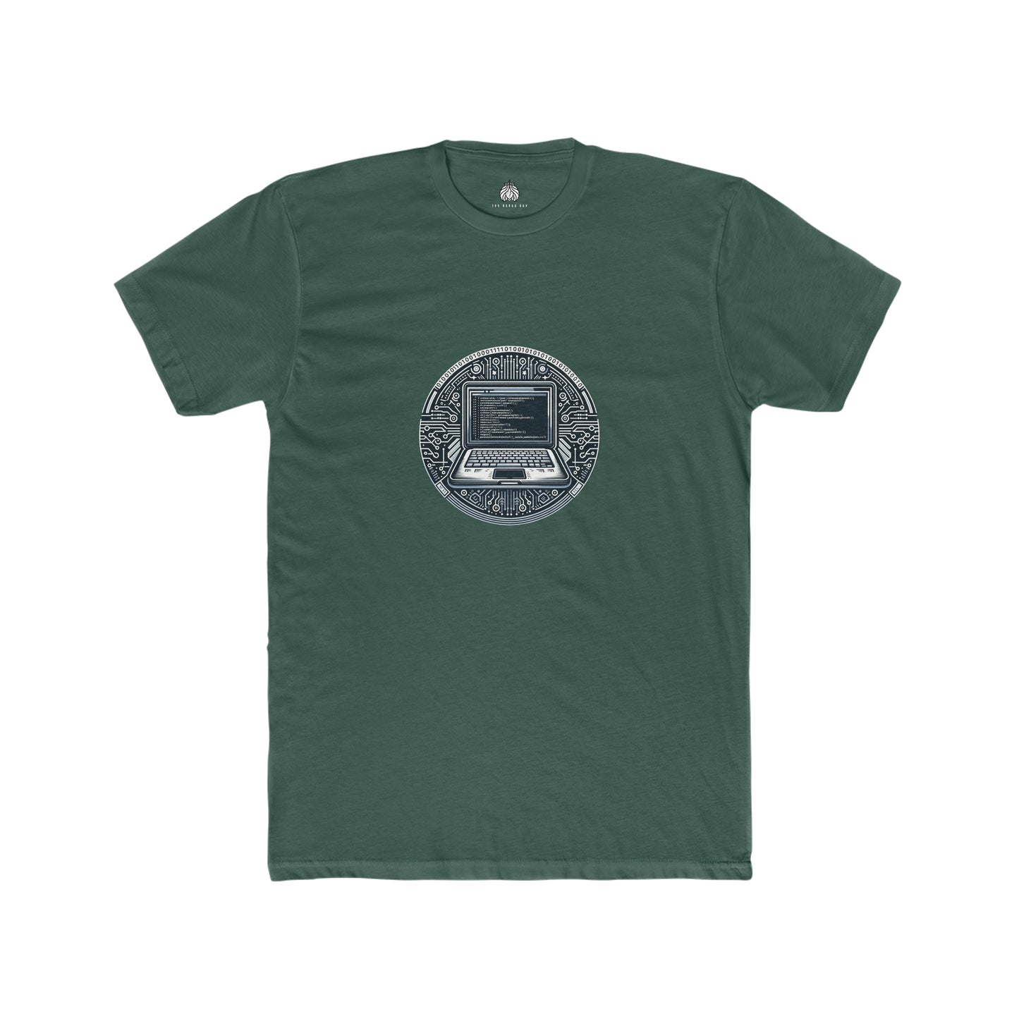 Coding Laptop Emblem - Men T-Shirt