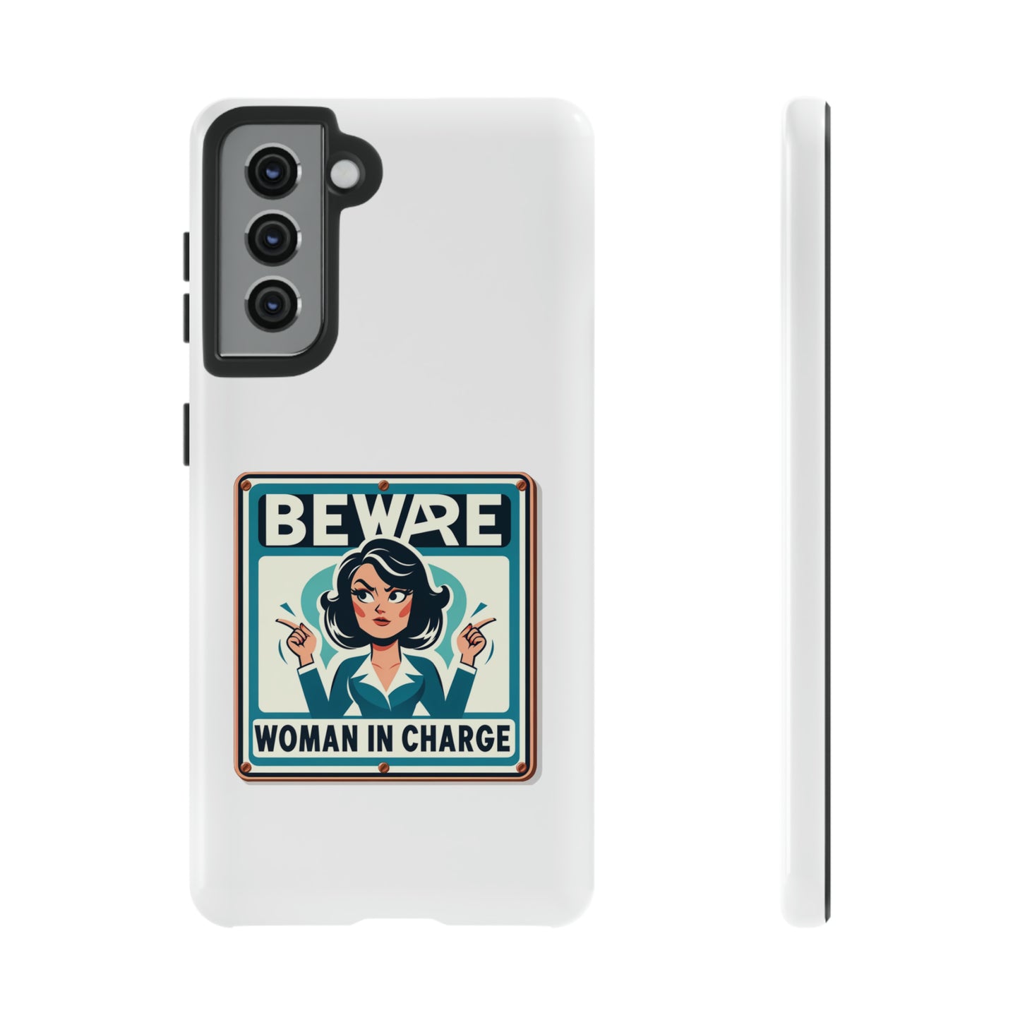 Woman In Charge (Retro 70s - White) - Tough Cases