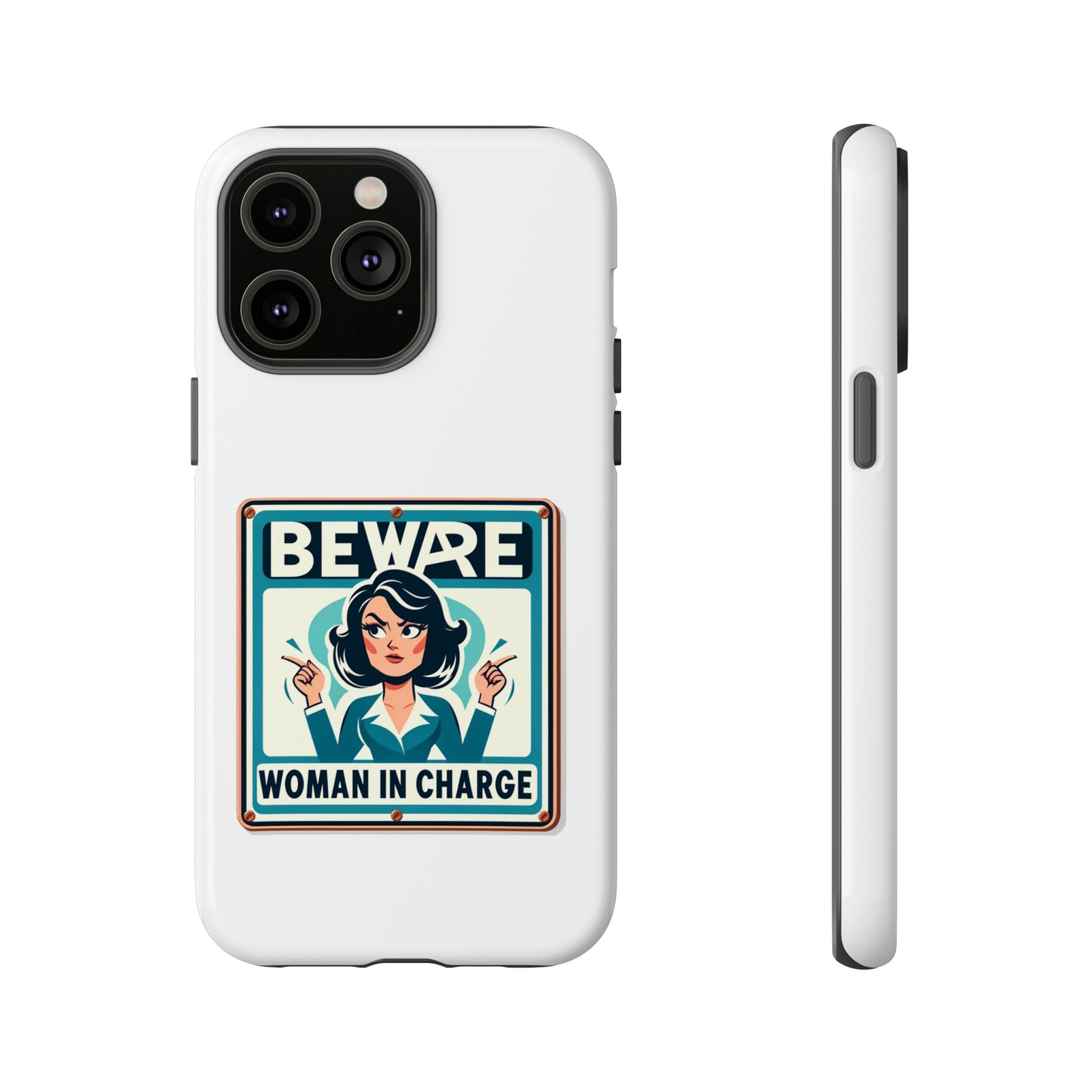 Woman In Charge (Retro 70s - White) - Tough Cases