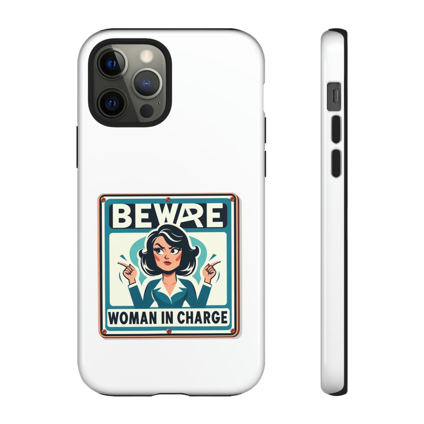 Woman In Charge (Retro 70s - White) - Tough Cases