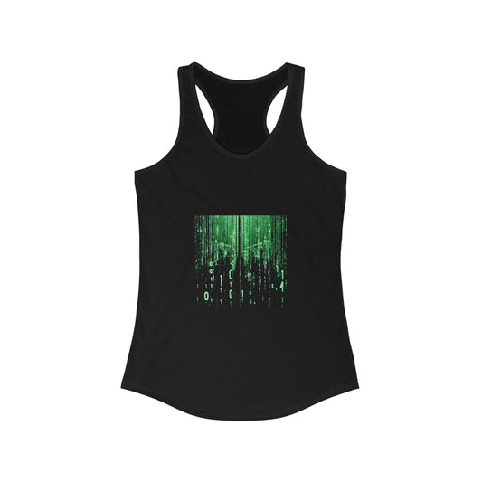 The Matrix (Binary Code) - Women's Ideal Racerback Tank