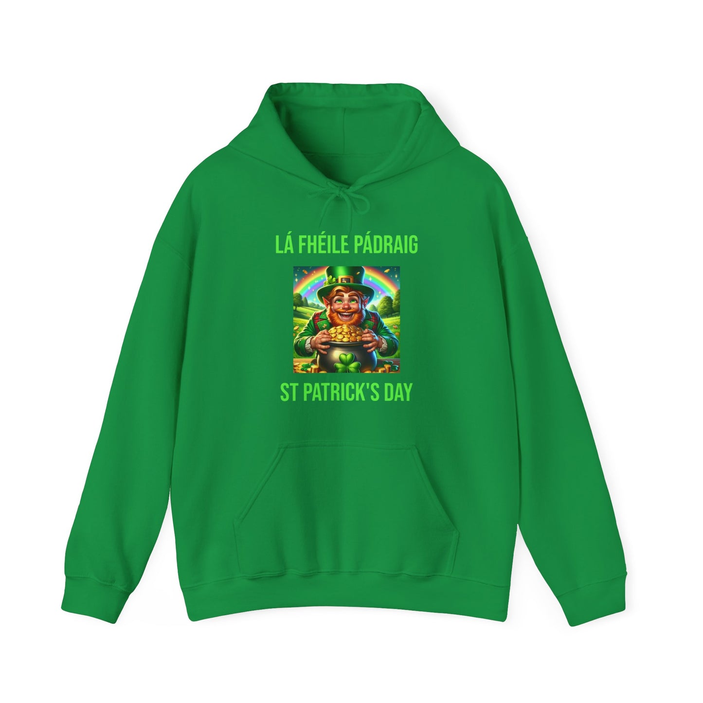 Lá fhéile Pádraig/St Patrick's Day - Unisex Heavy Blend™ Hooded Sweatshirt