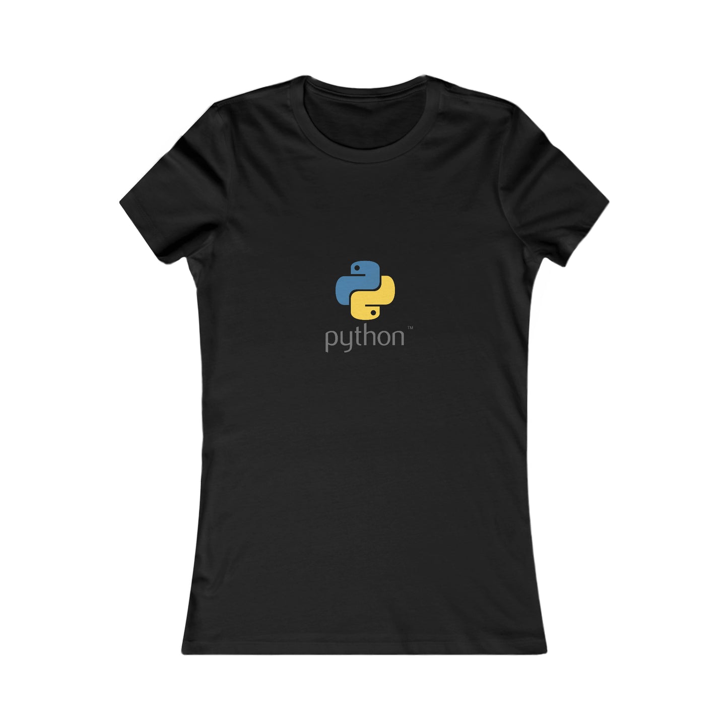 Python Logo & Text - Women's Favorite Tee