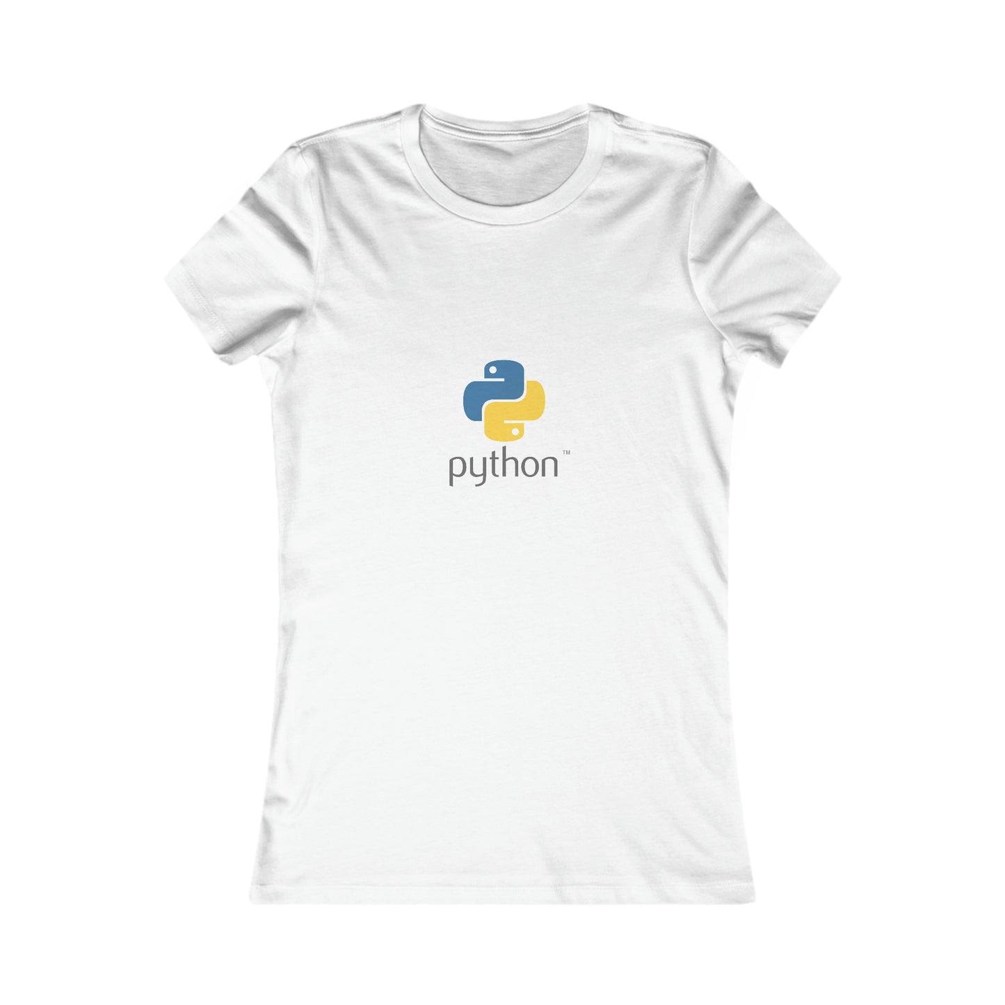 Python Logo & Text - Women's Favorite Tee