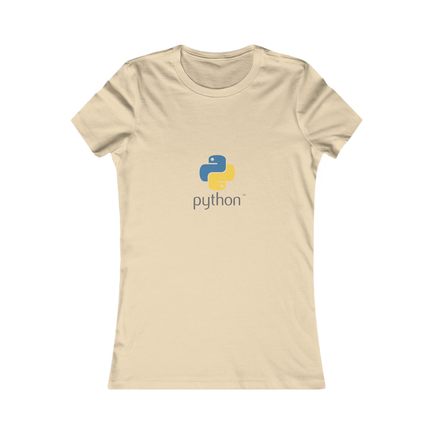 Python Logo & Text - Women's Favorite Tee