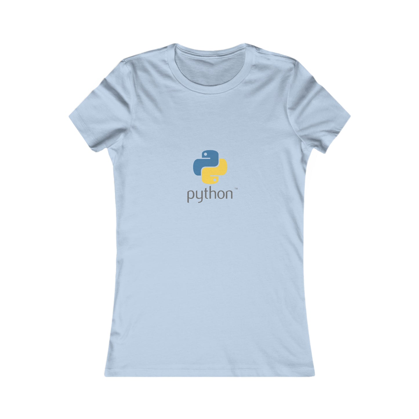 Python Logo & Text - Women's Favorite Tee