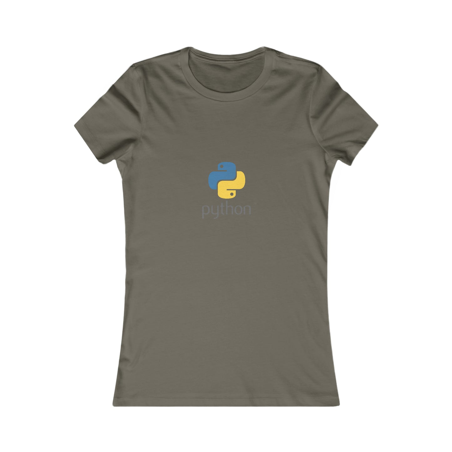 Python Logo & Text - Women's Favorite Tee