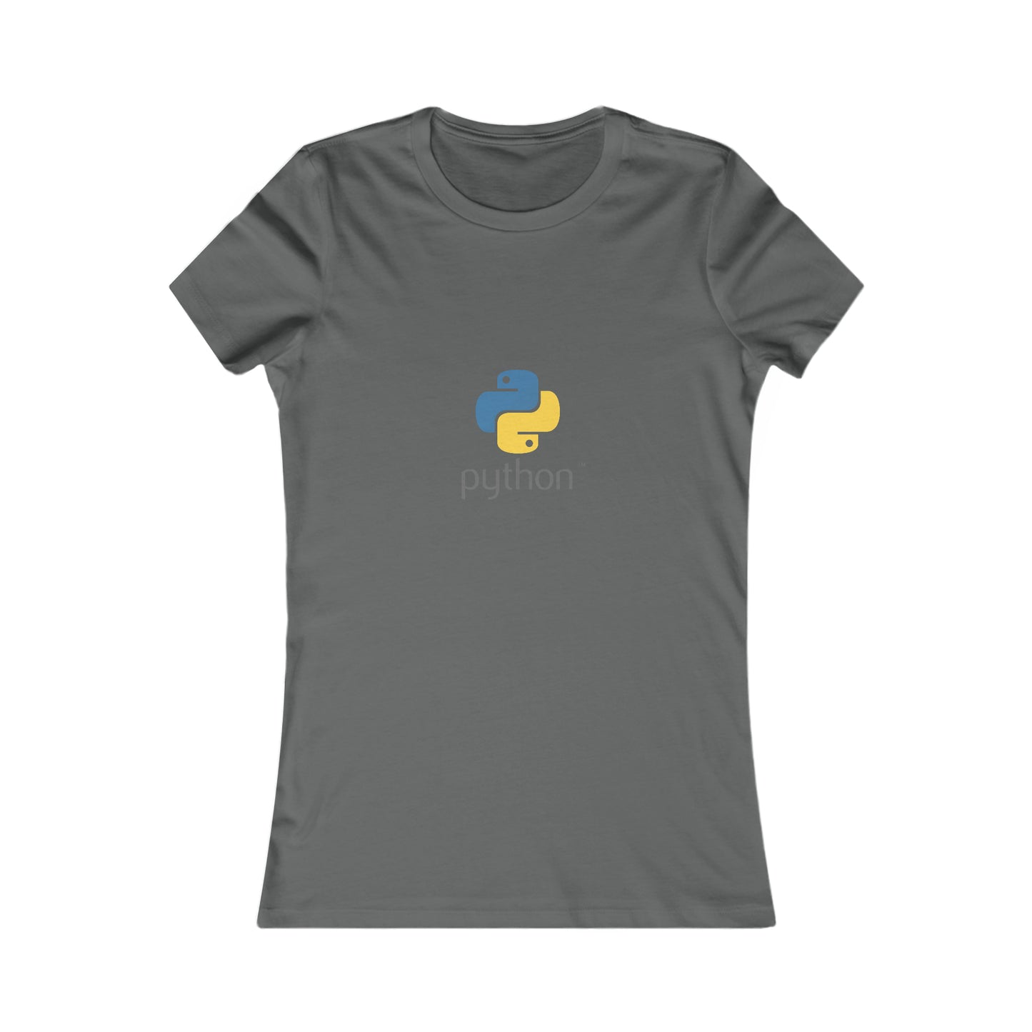 Python Logo & Text - Women's Favorite Tee