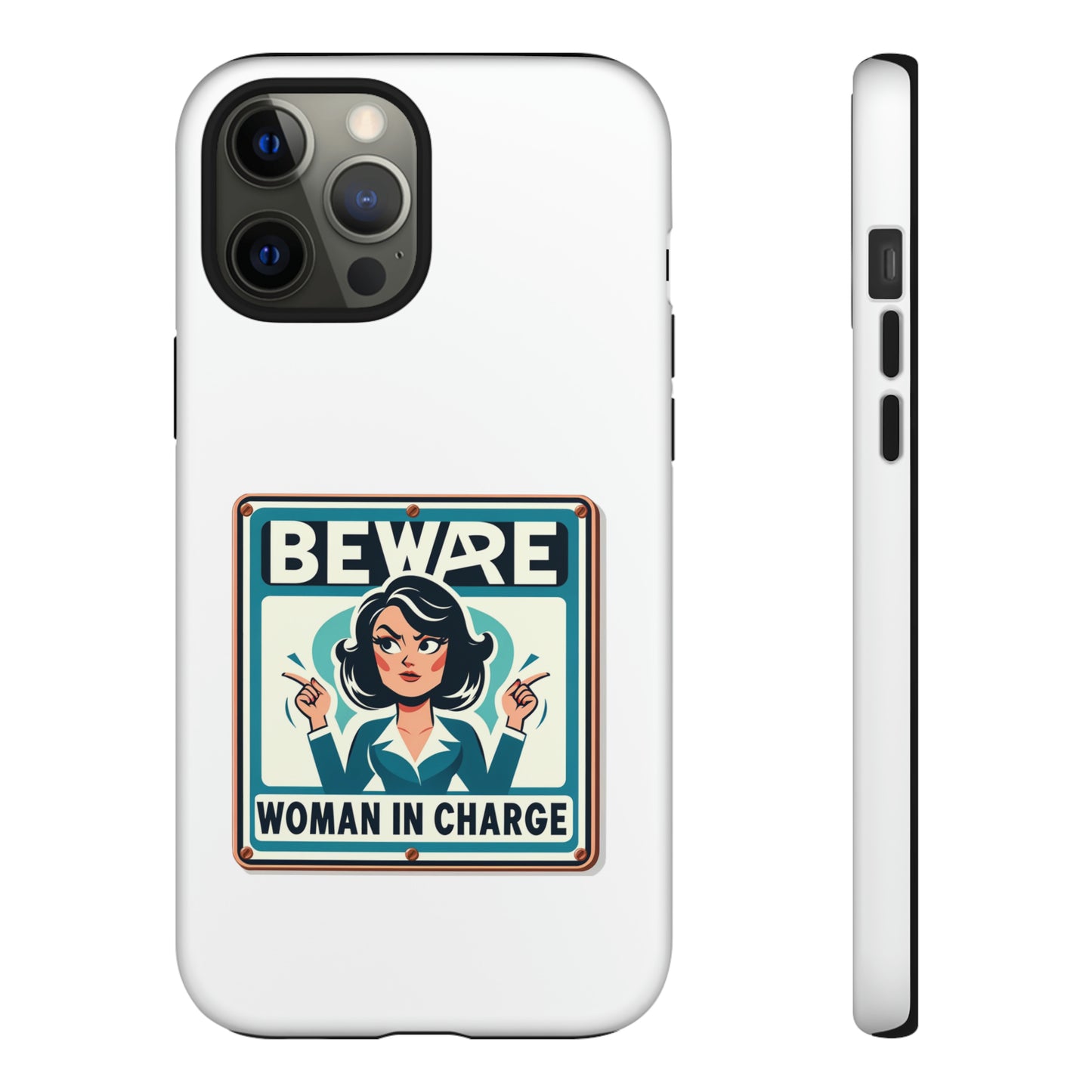 Woman In Charge (Retro 70s - White) - Tough Cases
