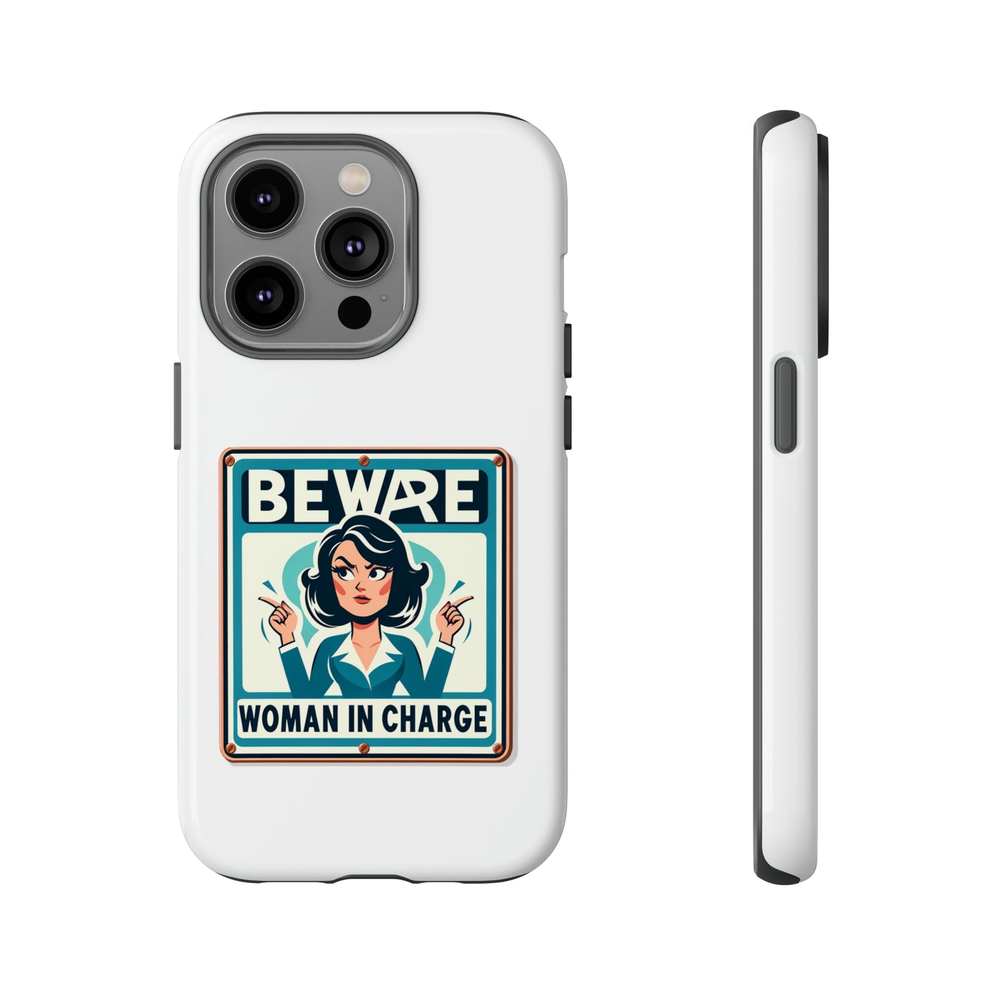 Woman In Charge (Retro 70s - White) - Tough Cases