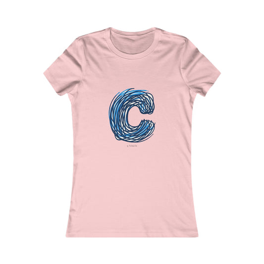 Scribbles (Letter C) T-shirt - Women's Favorite Tee
