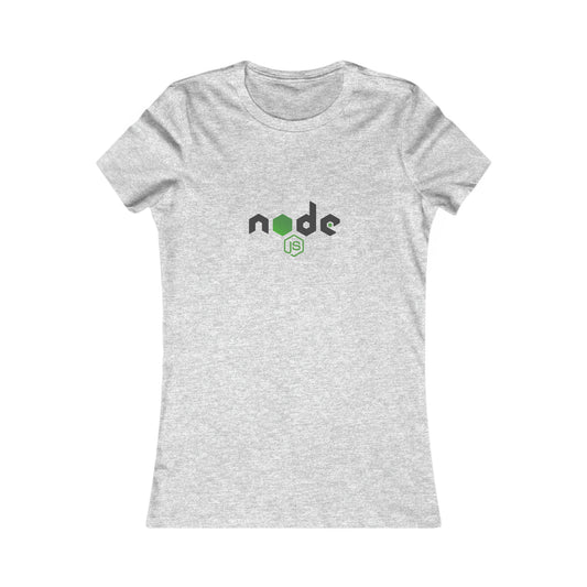 NodeJs Logo T-shirt - Women's Favorite Tee