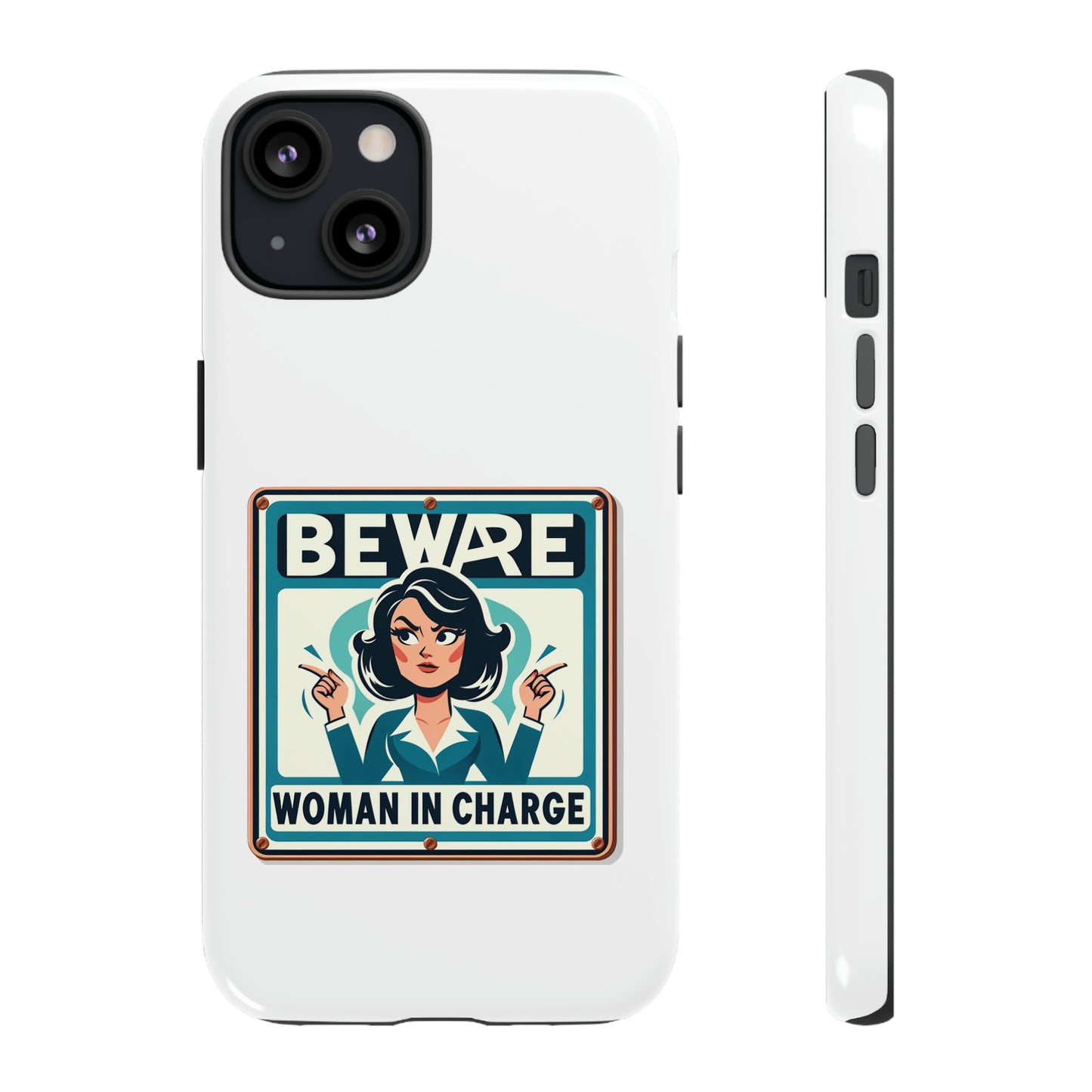 Woman In Charge (Retro 70s - White) - Tough Cases