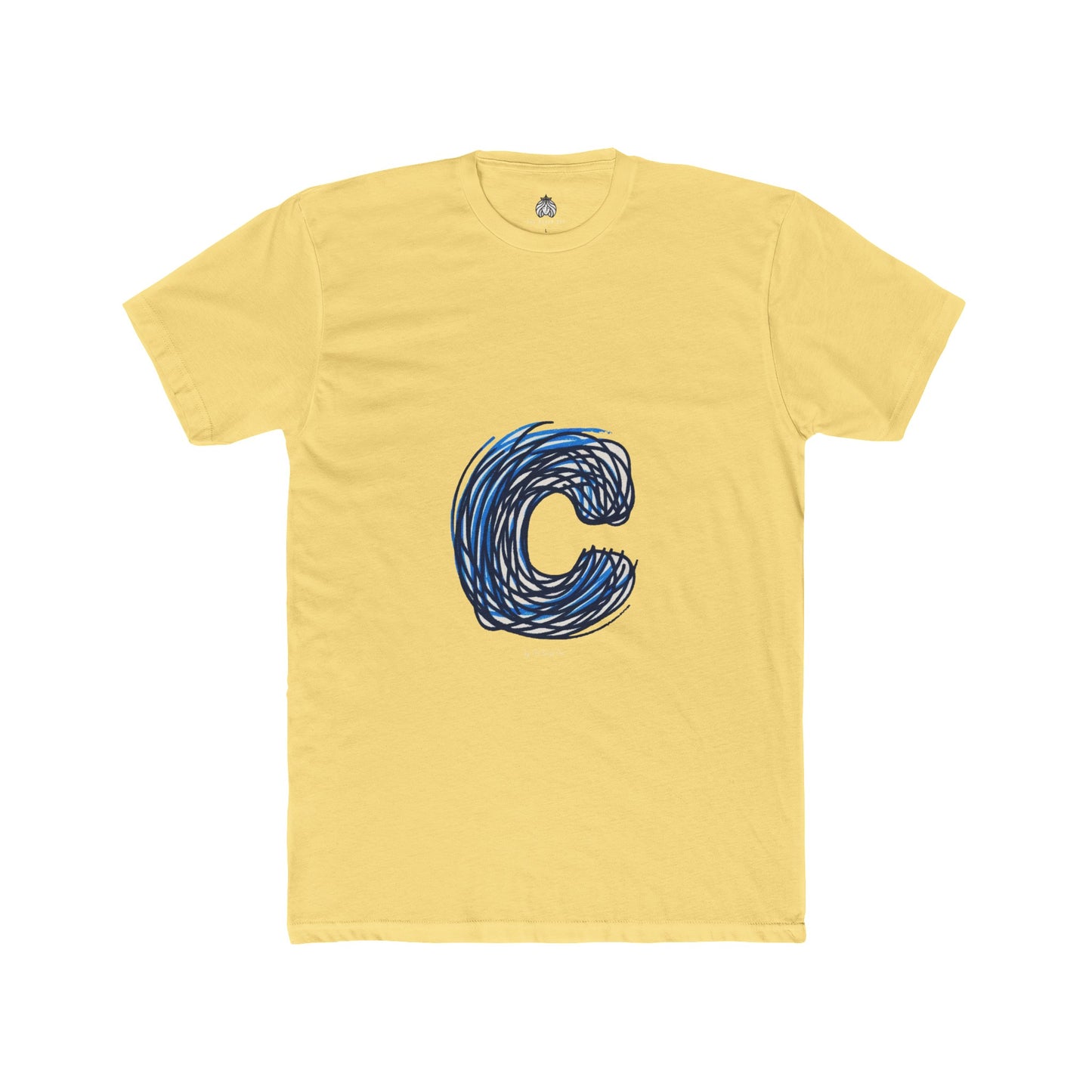 Scribbles (Letter C) T-Shirt - Men
