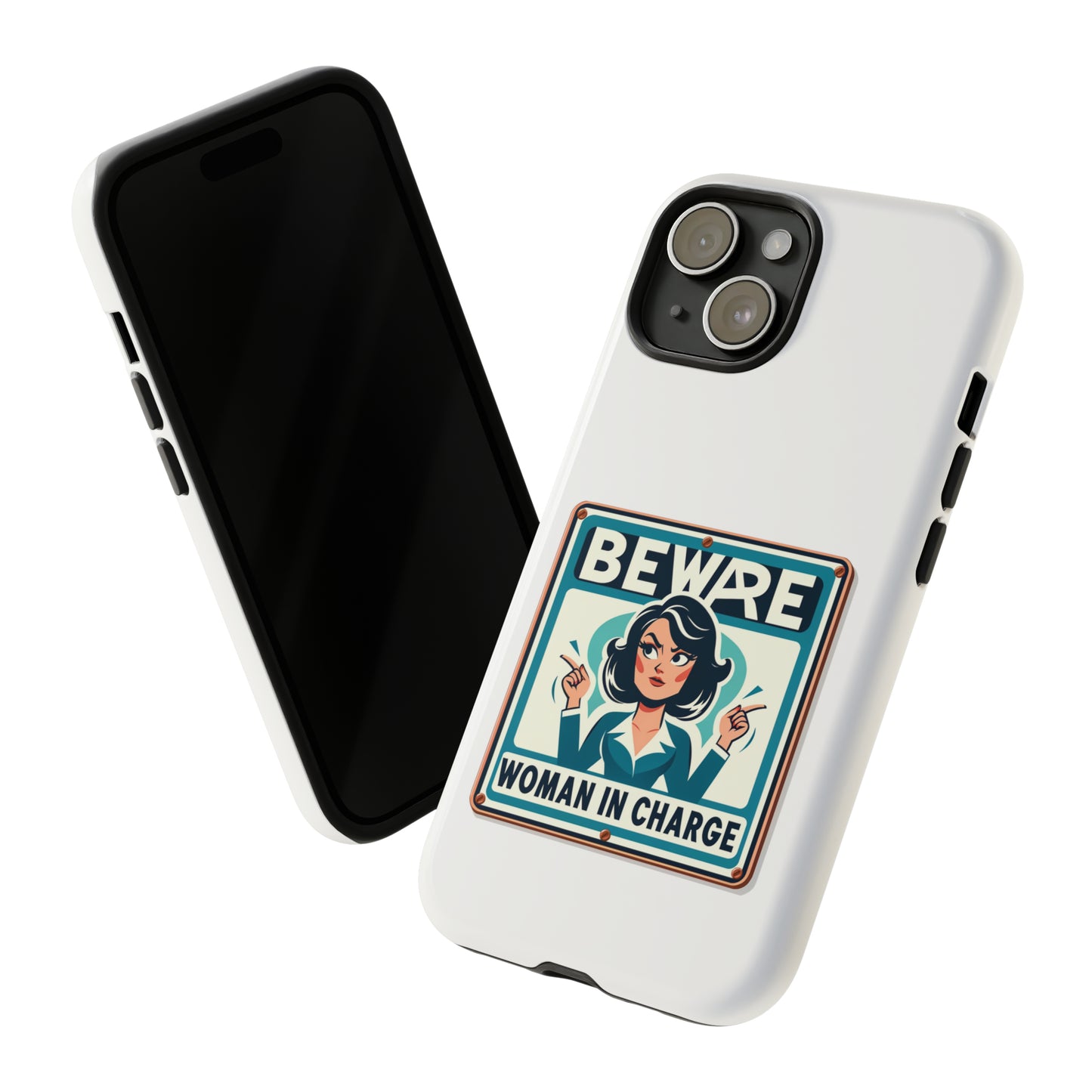 Woman In Charge (Retro 70s - White) - Tough Cases