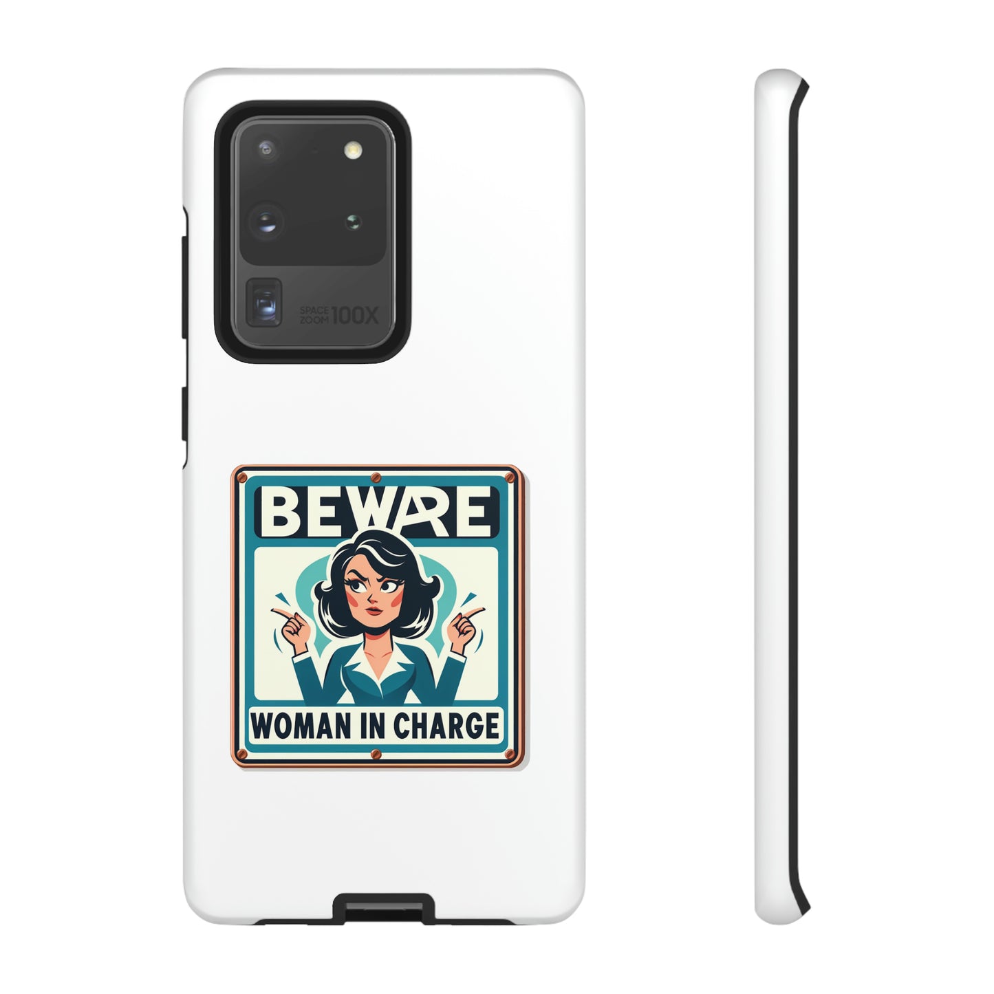 Woman In Charge (Retro 70s - White) - Tough Cases