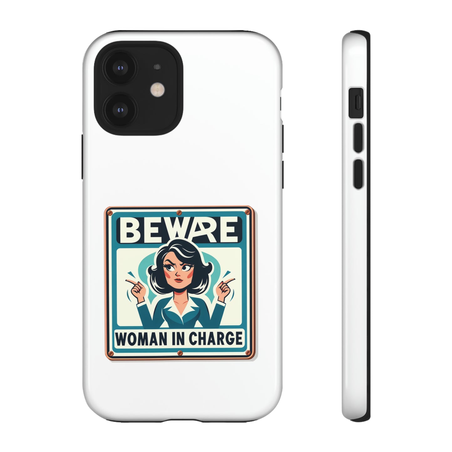 Woman In Charge (Retro 70s - White) - Tough Cases