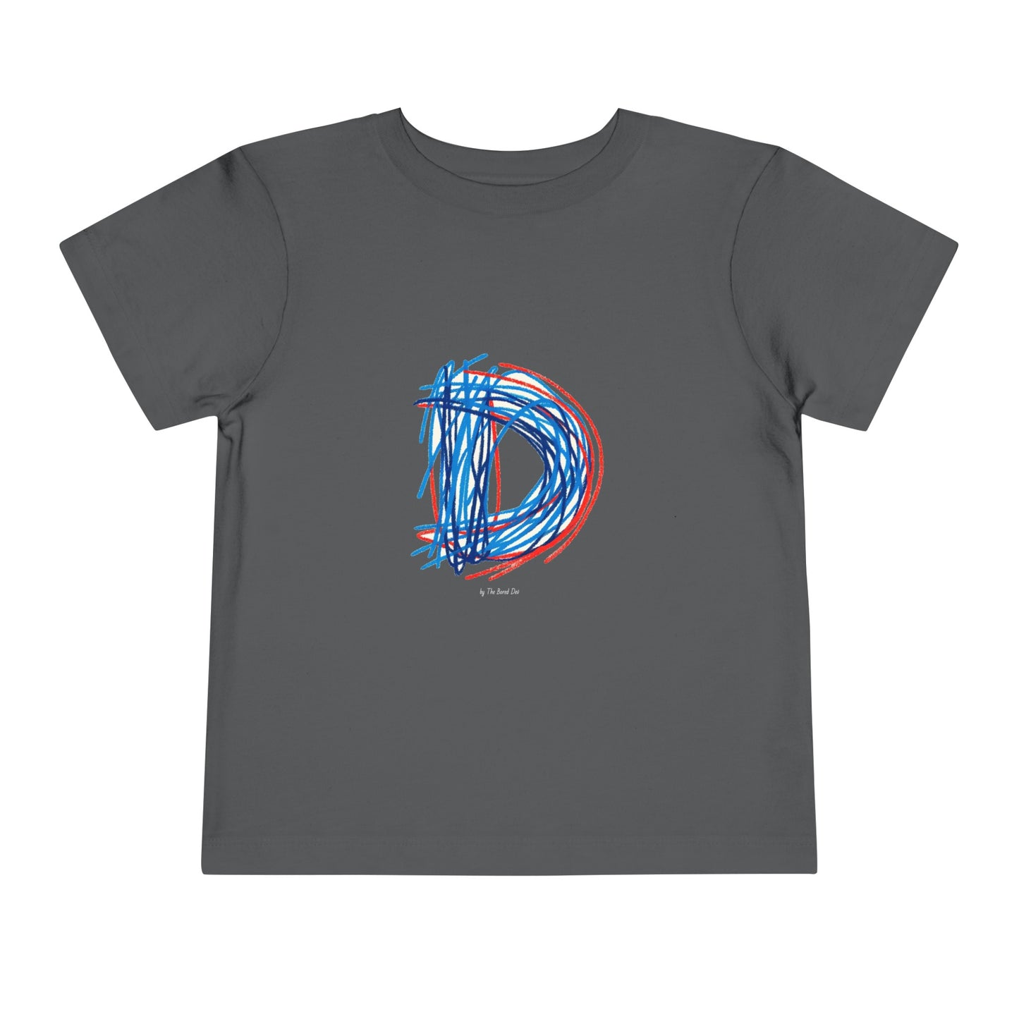 Scribbles (Letter D) T-Shirt - Toddler Short Sleeve Tee