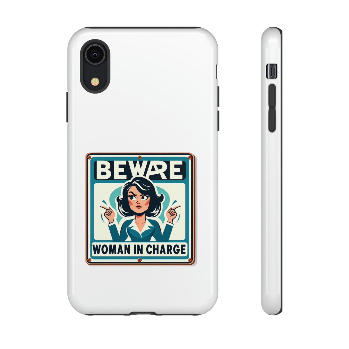 Woman In Charge (Retro 70s - White) - Tough Cases