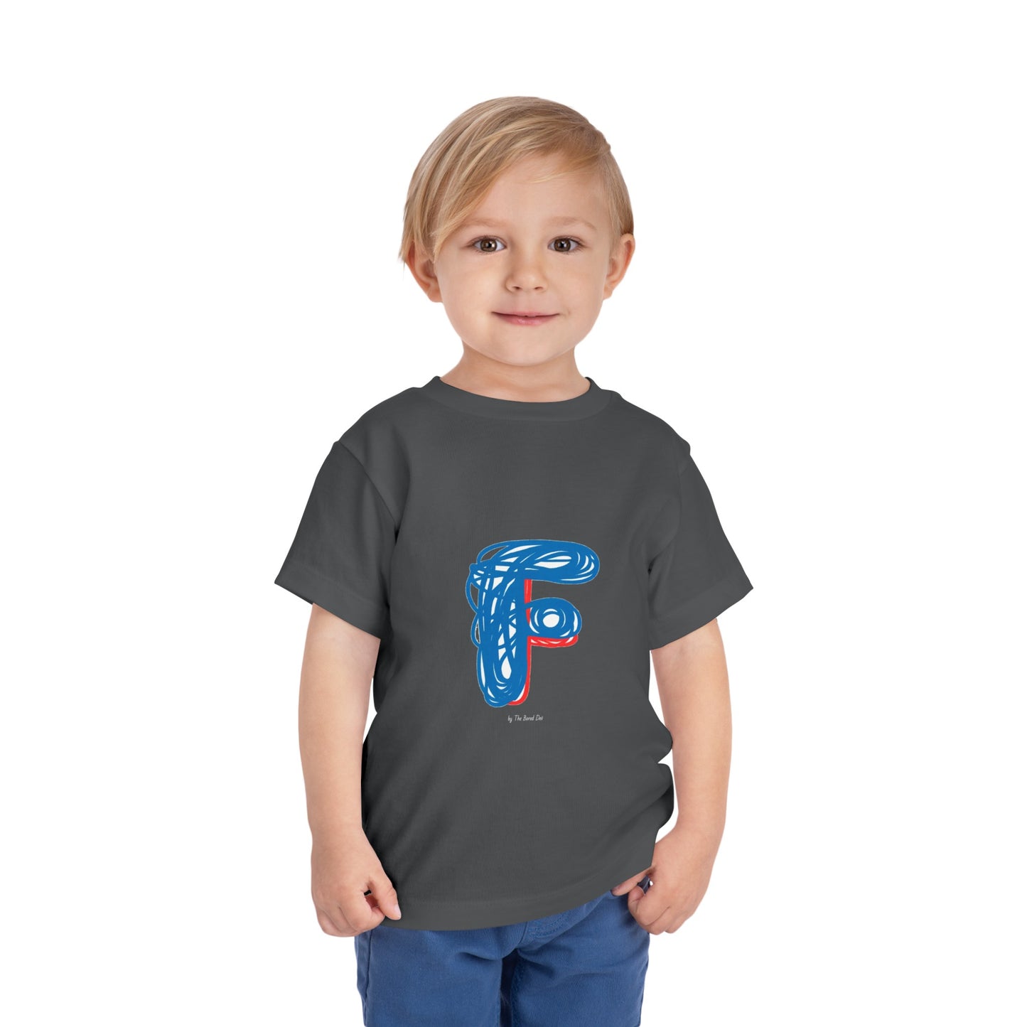 Scribbles (Letter F) T-Shirt - Toddler Short Sleeve Tee