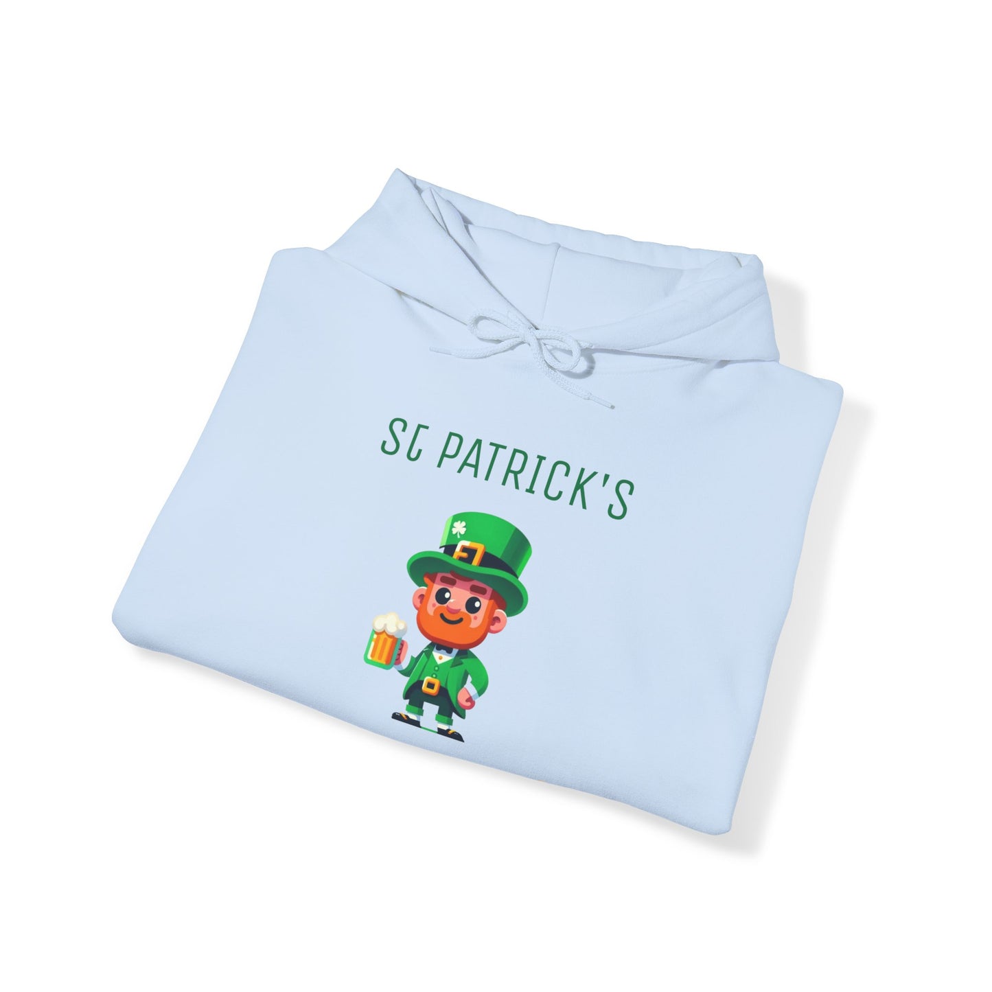 Saint Patrick's Is Here Male - Unisex Heavy Blend™ Hooded Sweatshirt