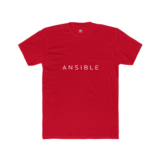 Ansible Logo Text 100% Cotton T-Shirt - Men