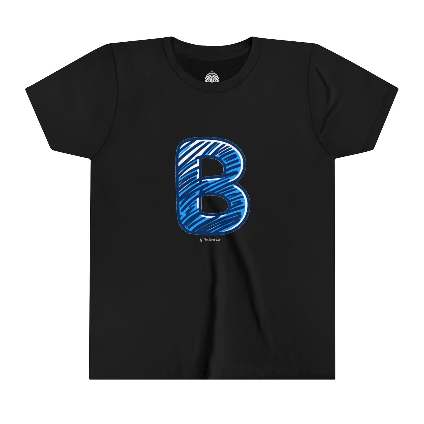 Scribbles (Letter B) T-Shirt - Youth Short Sleeve Tee