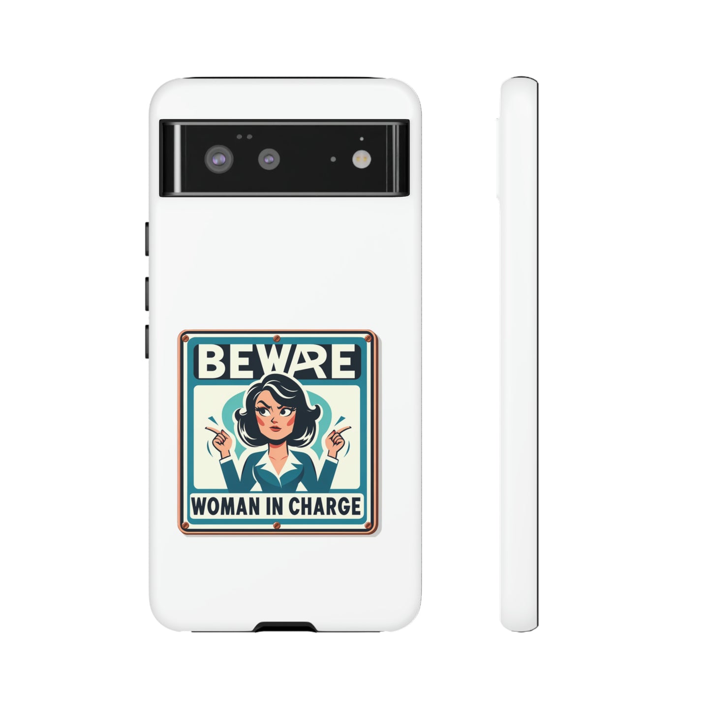 Woman In Charge (Retro 70s - White) - Tough Cases