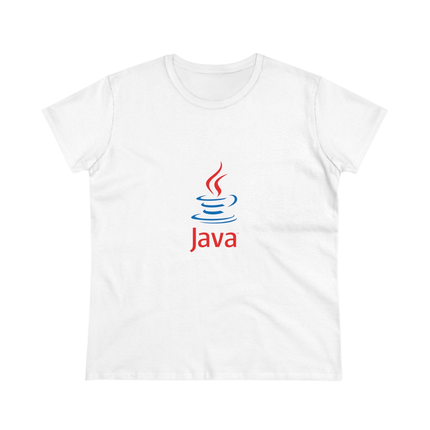 Java Logo T-shirt - Women's Midweight Cotton Tee