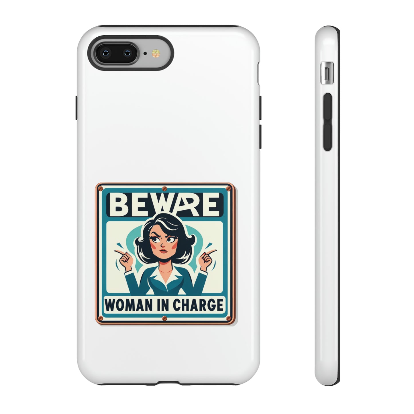 Woman In Charge (Retro 70s - White) - Tough Cases