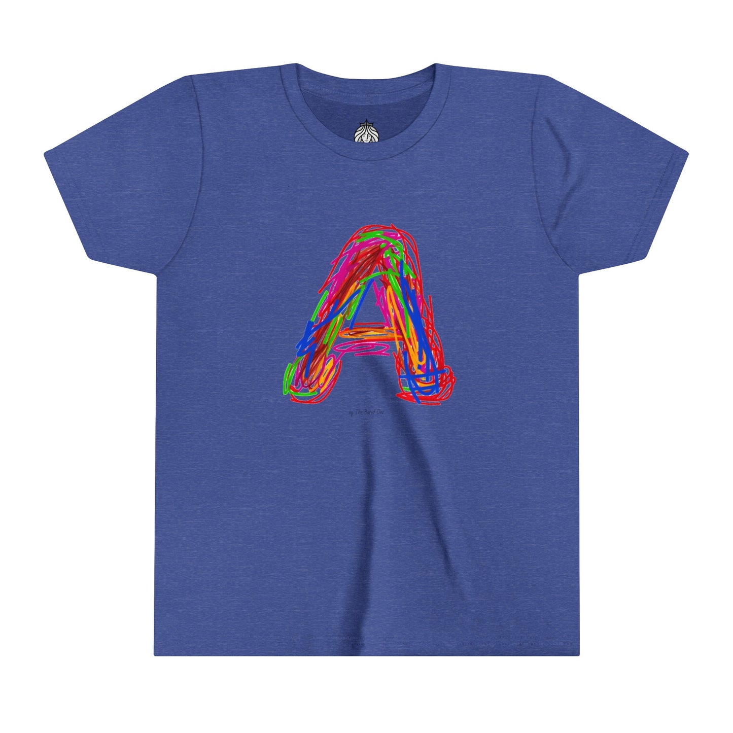 Scribbles (Letter A) T-Shirt - Youth Short Sleeve Tee