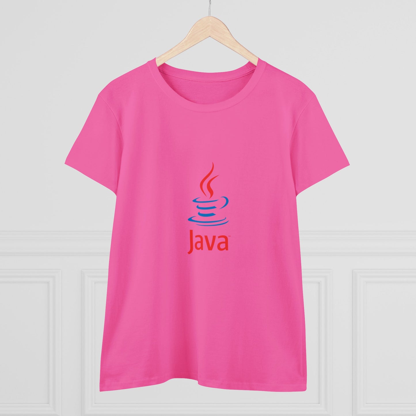 Java Logo T-shirt - Women's Midweight Cotton Tee