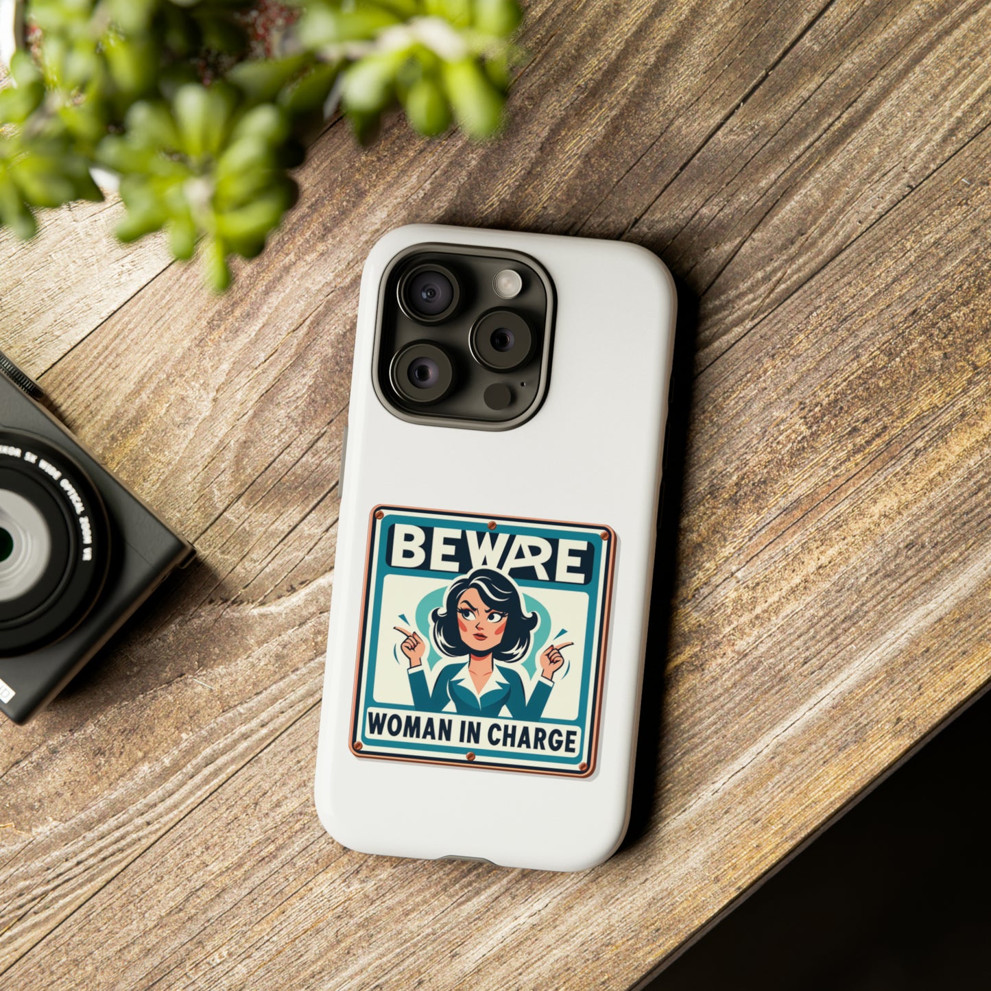 Woman In Charge (Retro 70s - White) - Tough Cases