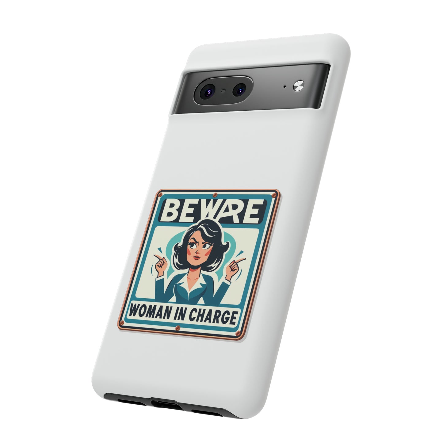 Woman In Charge (Retro 70s - White) - Tough Cases