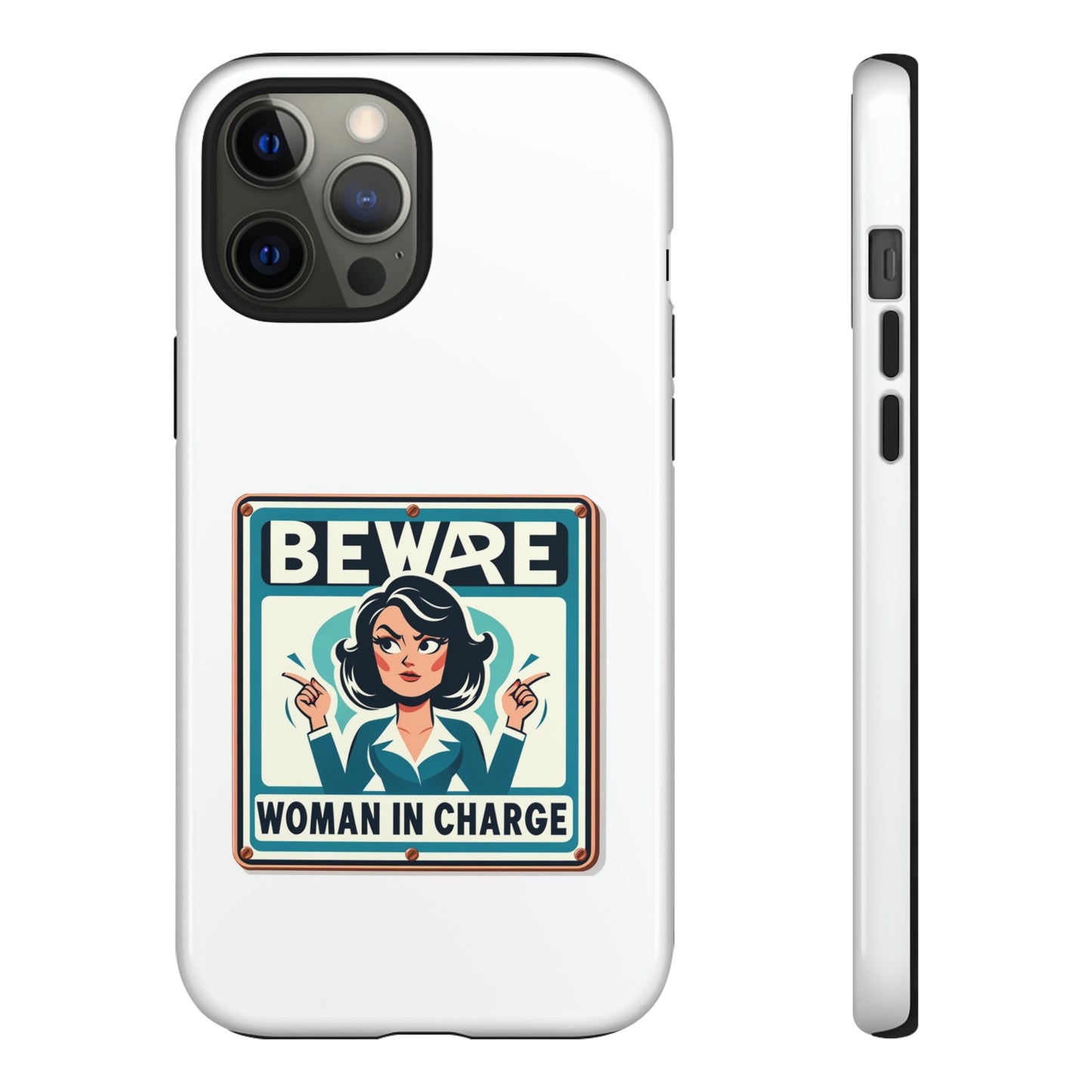 Woman In Charge (Retro 70s - White) - Tough Cases