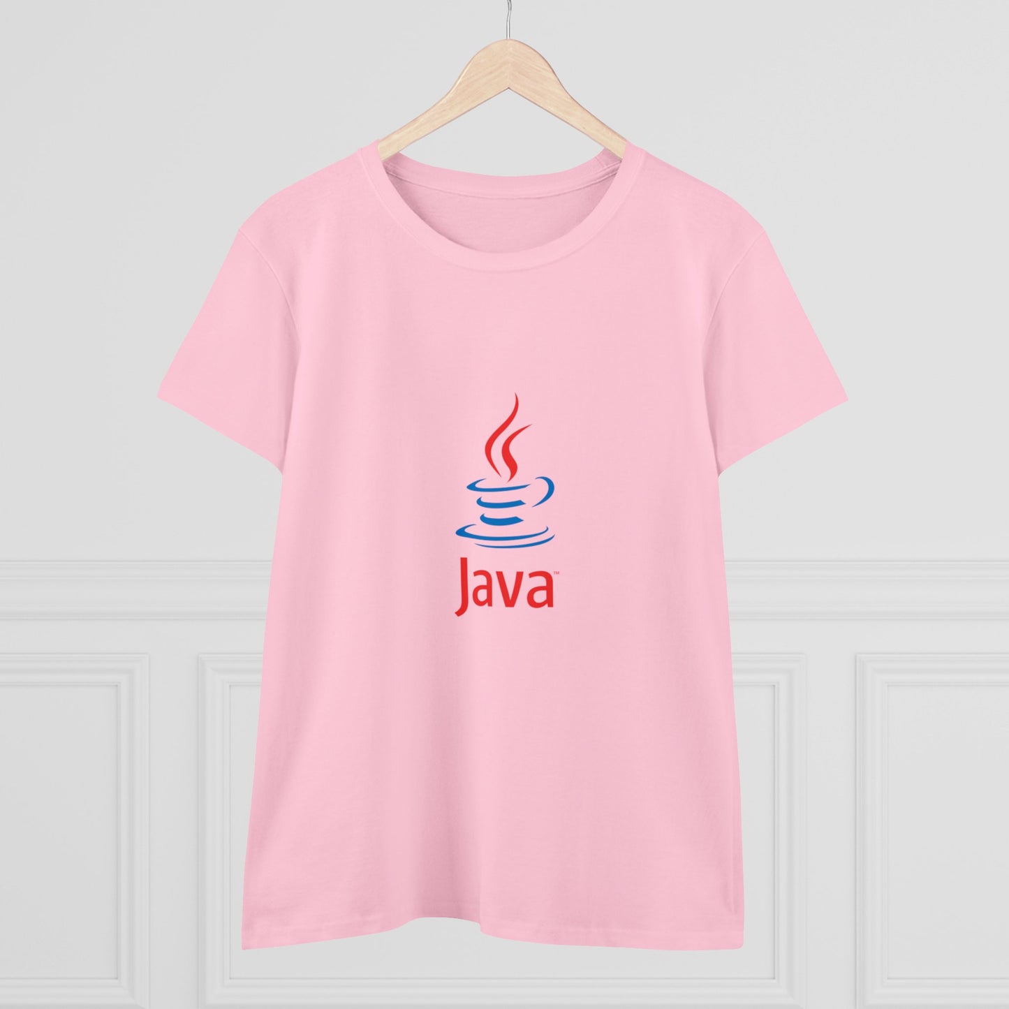 Java Logo T-shirt - Women's Midweight Cotton Tee