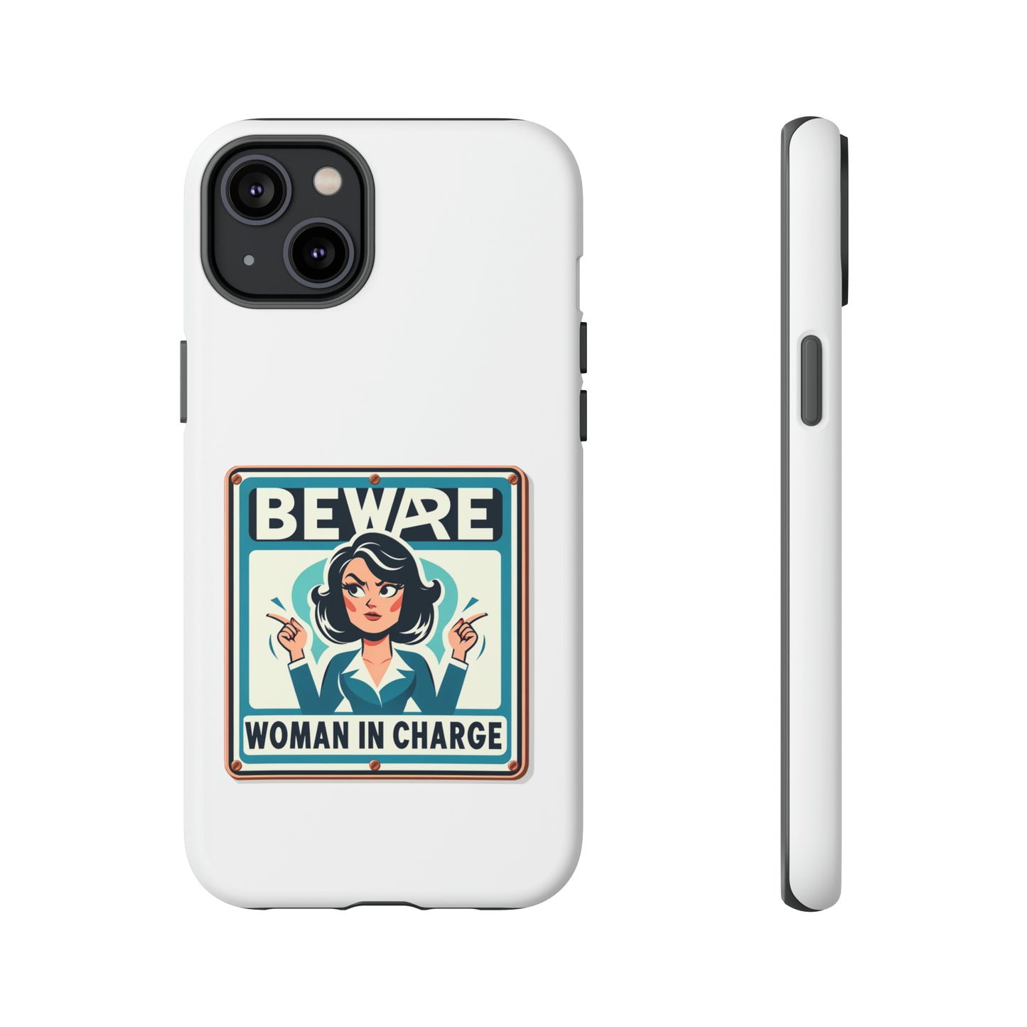 Woman In Charge (Retro 70s - White) - Tough Cases