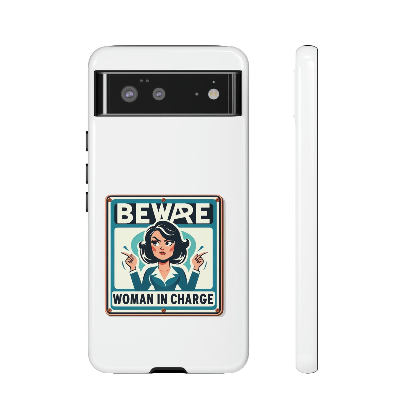 Woman In Charge (Retro 70s - White) - Tough Cases