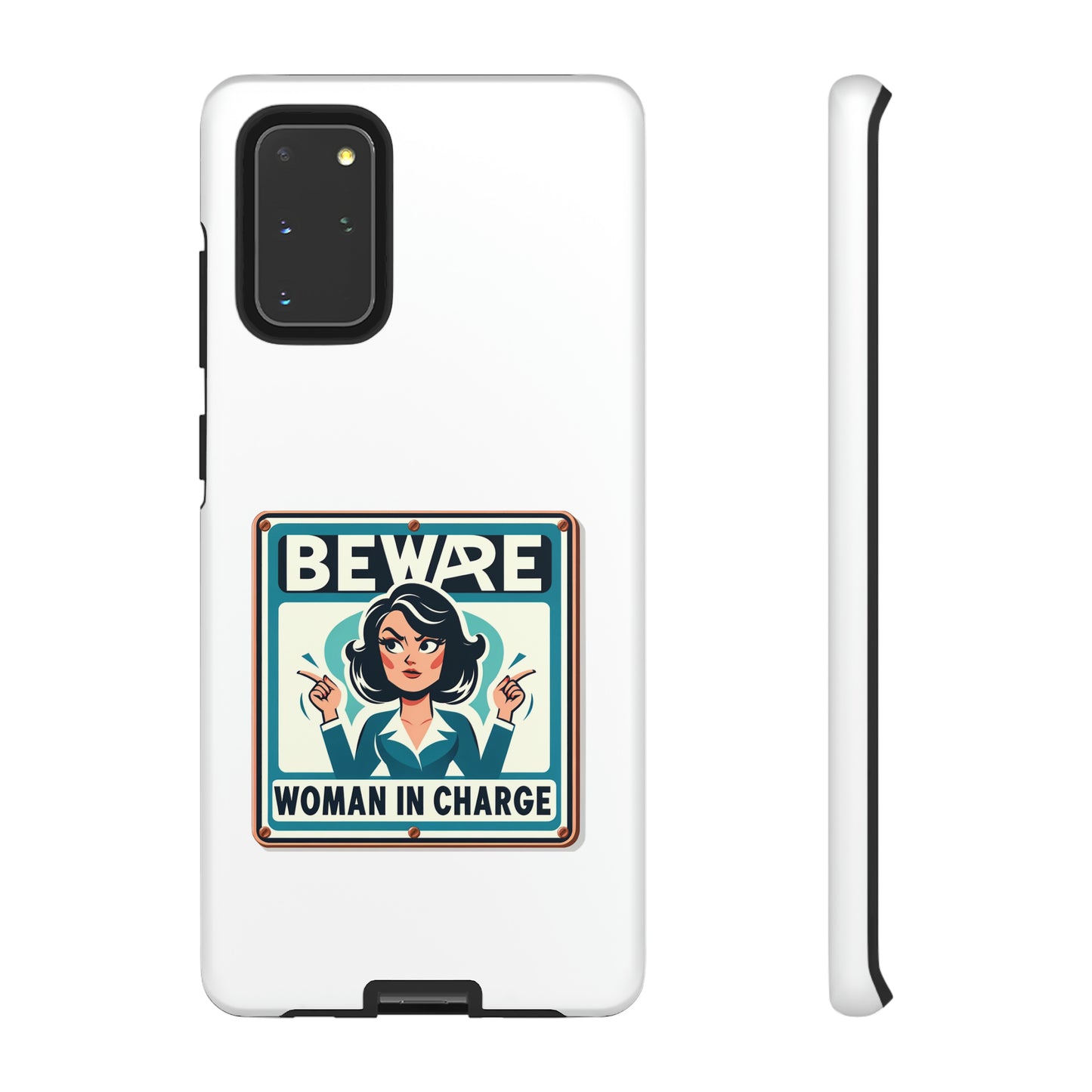 Woman In Charge (Retro 70s - White) - Tough Cases
