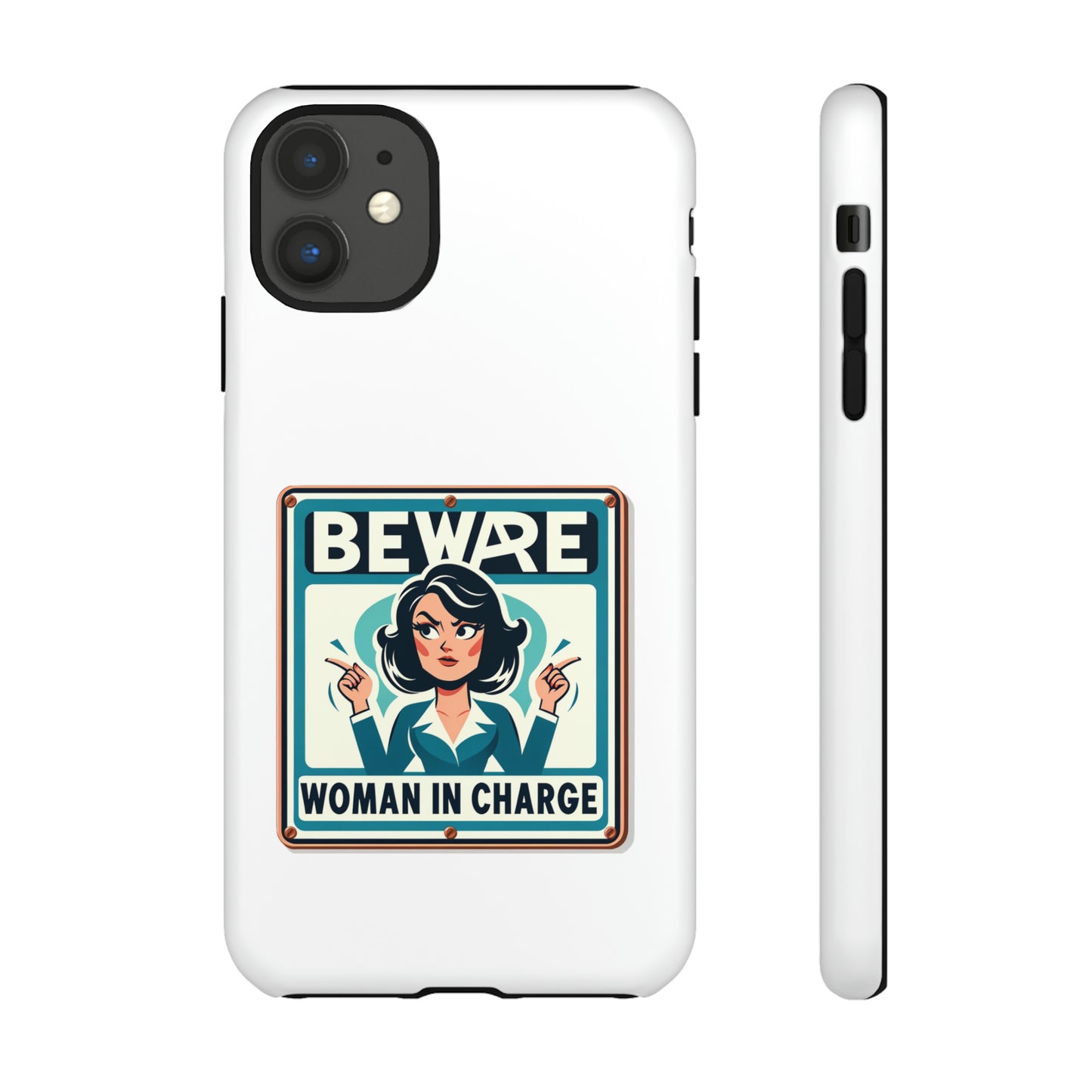 Woman In Charge (Retro 70s - White) - Tough Cases