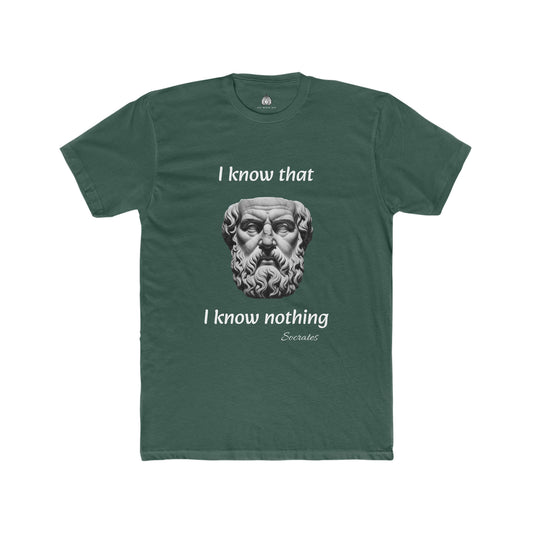 I Know That I Know Nothing (Socrates) T-Shirt - Men