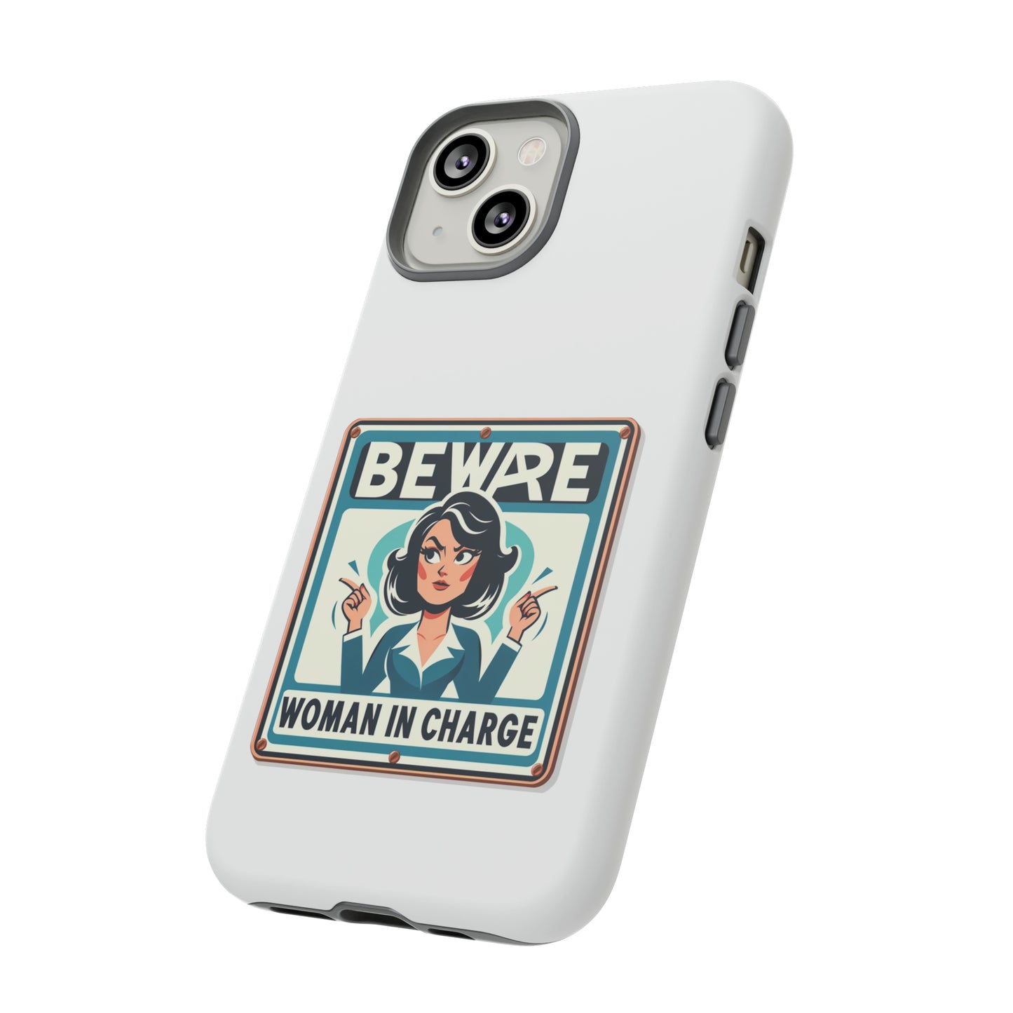 Woman In Charge (Retro 70s - White) - Tough Cases