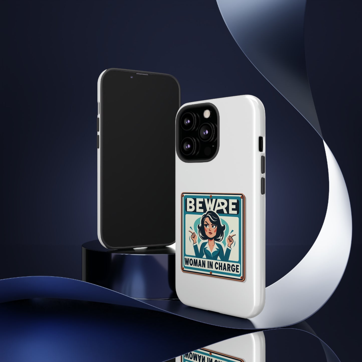 Woman In Charge (Retro 70s - White) - Tough Cases